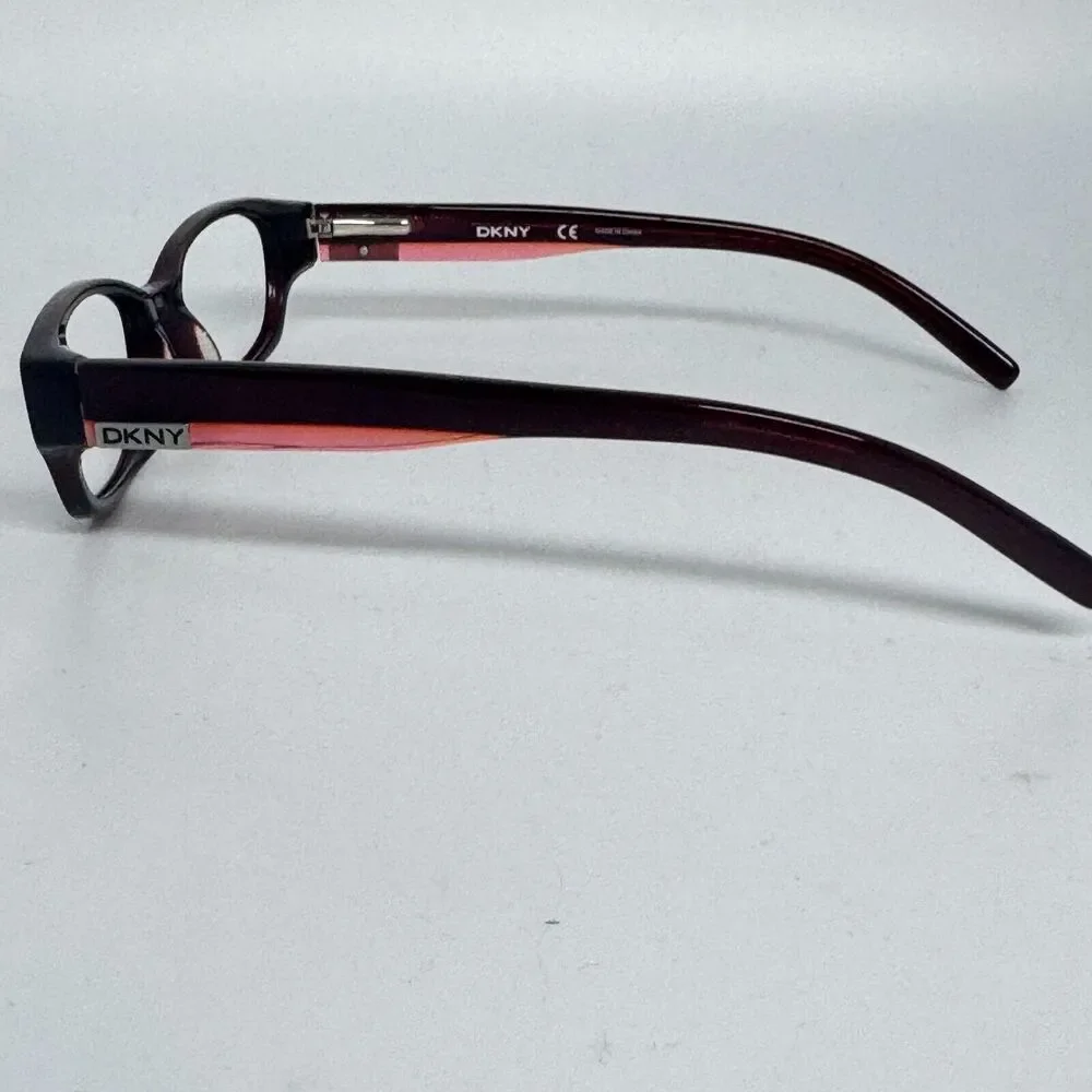 DKNY DY4535 3030 Eyeglasses Frames Clear Pink Purple Oval Full‎ Rim 50-17 H1279